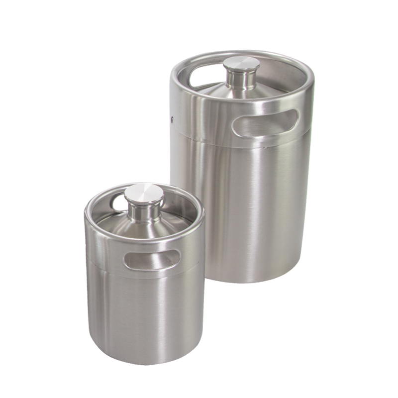 mini-fûts à bière growler en acier inoxydable 304 de 4 litres (128 oz) 2