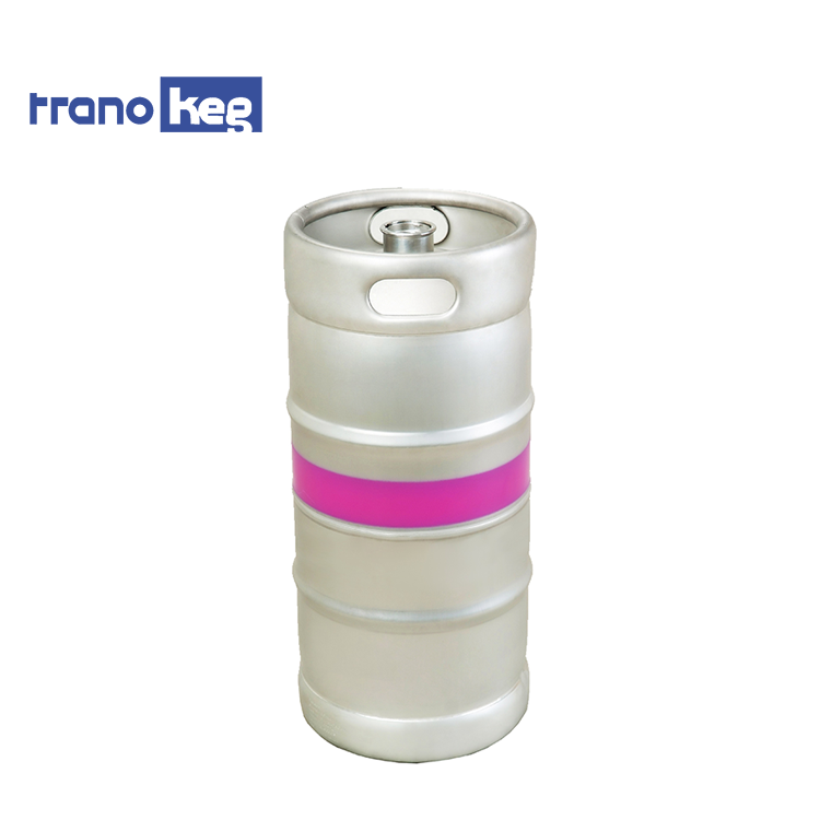 Fût à bière mince American Standard 1/4 1bbl en acier inoxydable, 5,16 gallons (10 litres). 3