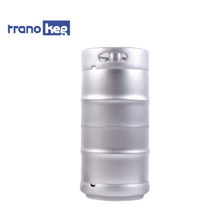 Fût à bière standard américain de 1/4 baril en acier inoxydable 304, 30 L, avec système A/S/G/D 2