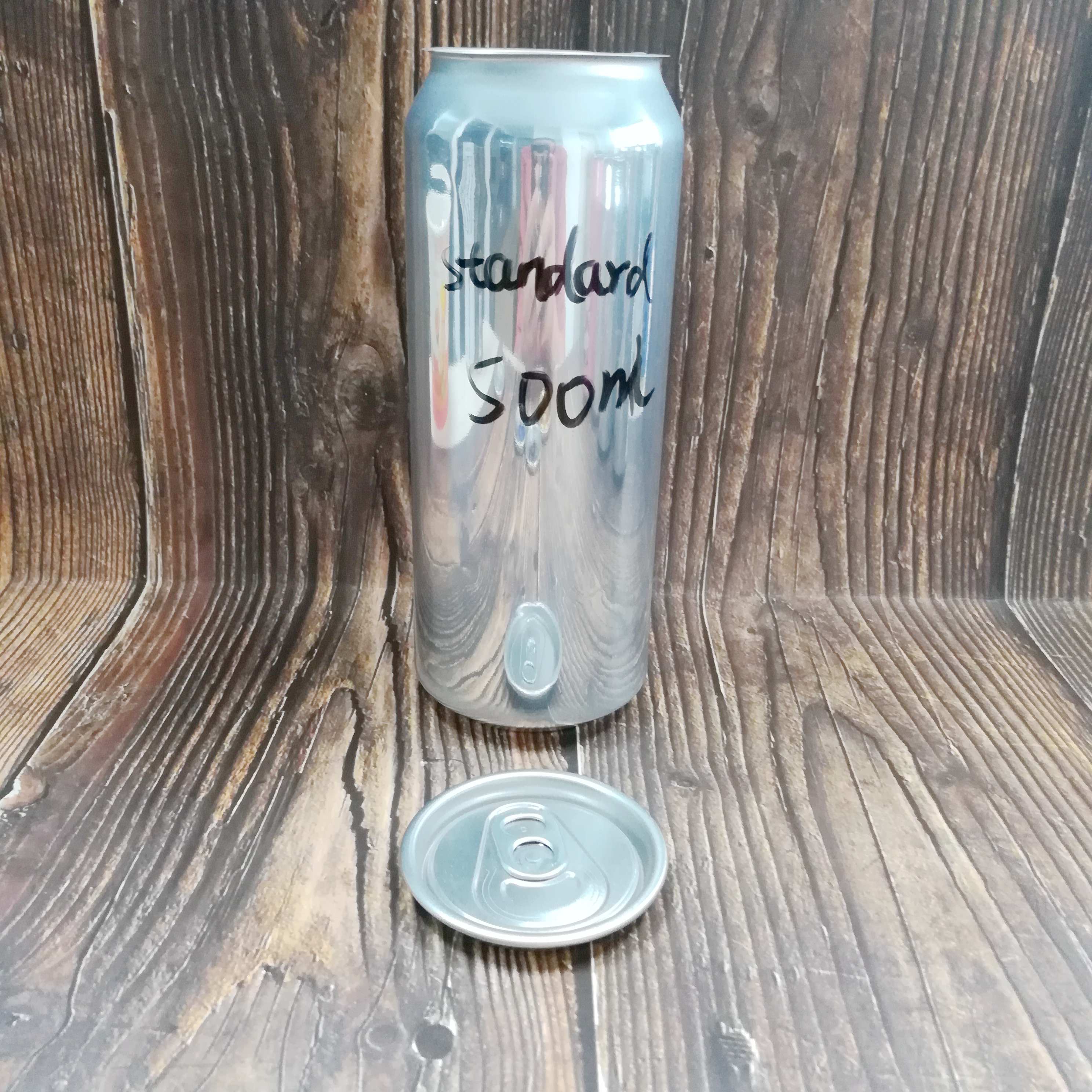 Latas de aluminio vacías, sin impresión, aptas para uso alimentario, de 330 ml, 330 ml y 500 ml, para cervecerías artesanales. 4