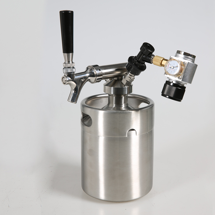 Mini-fût à bière isotherme en acier inoxydable de 2 et 5 gallons, très populaire 4