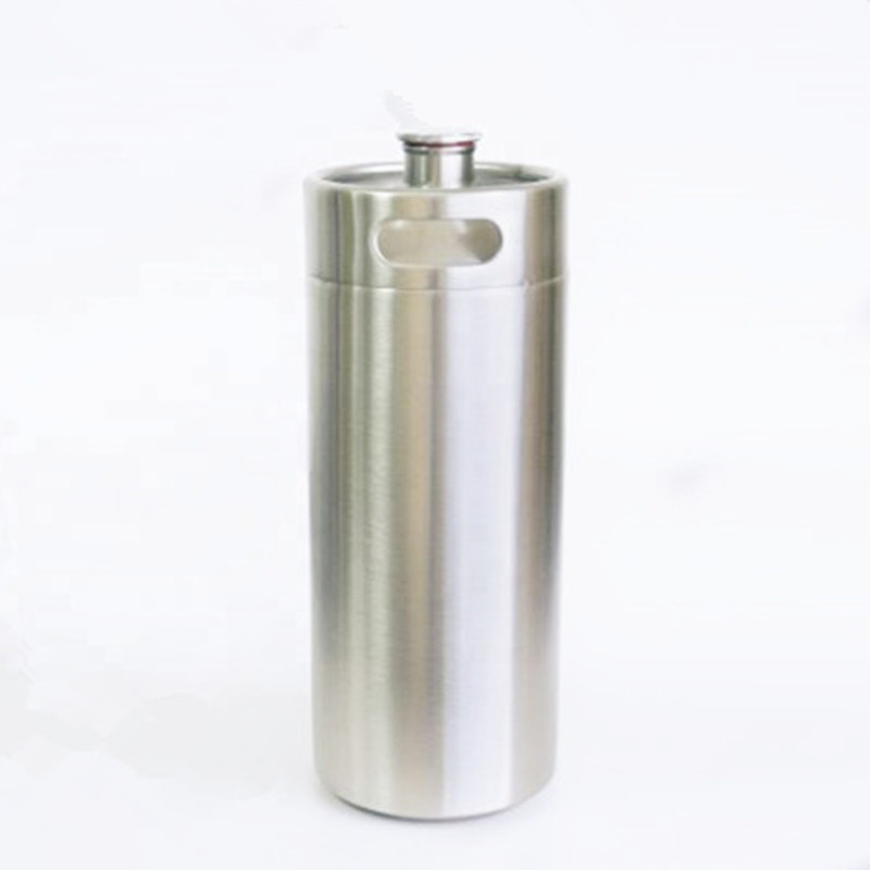 growler pressurisé en acier inoxydable à double paroi de 1 gallon (128 oz) 2