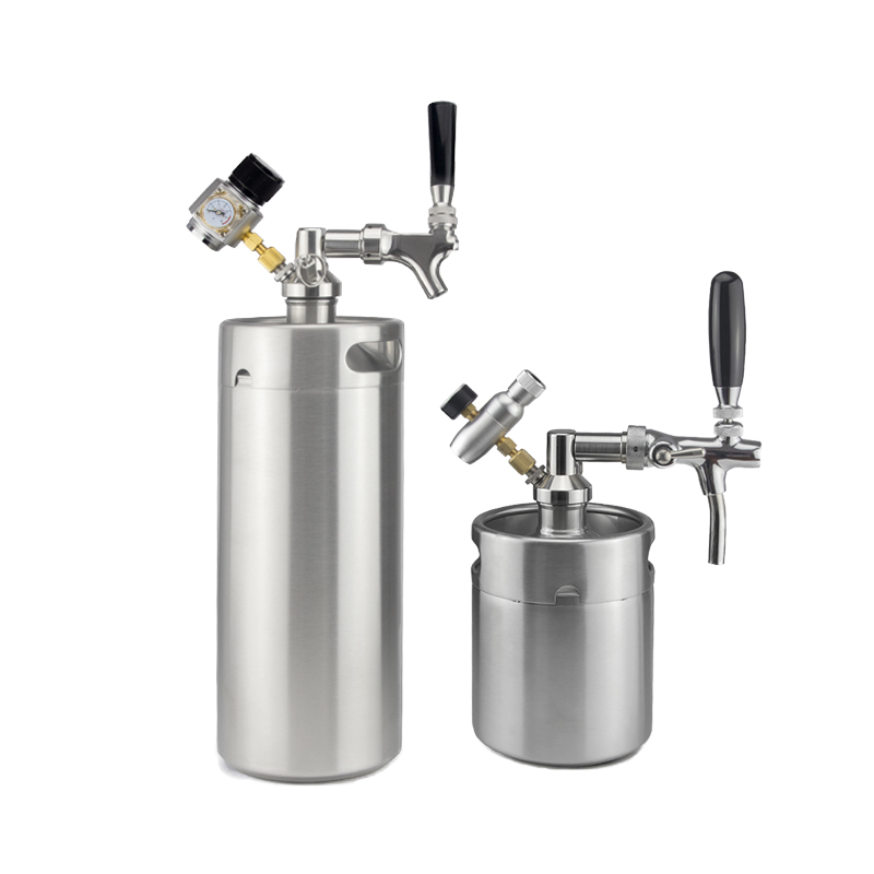 growler pressurisé en acier inoxydable à double paroi de 1 gallon (128 oz) 6
