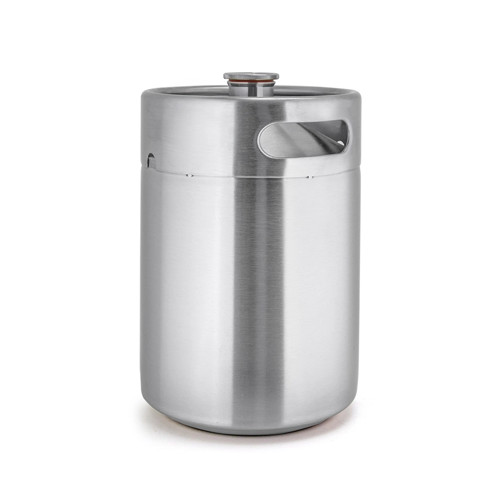 Fût de bière miniature de 5 litres pour brassage maison avec robinet distributeur et système de distribution de CO2¹ 1