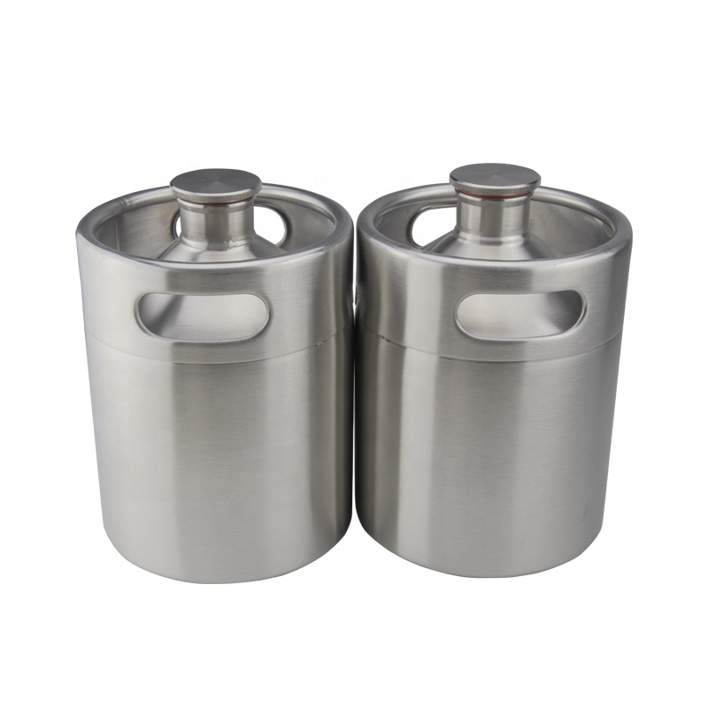 2l 64oz stainless steel beer kegs inox growler 2