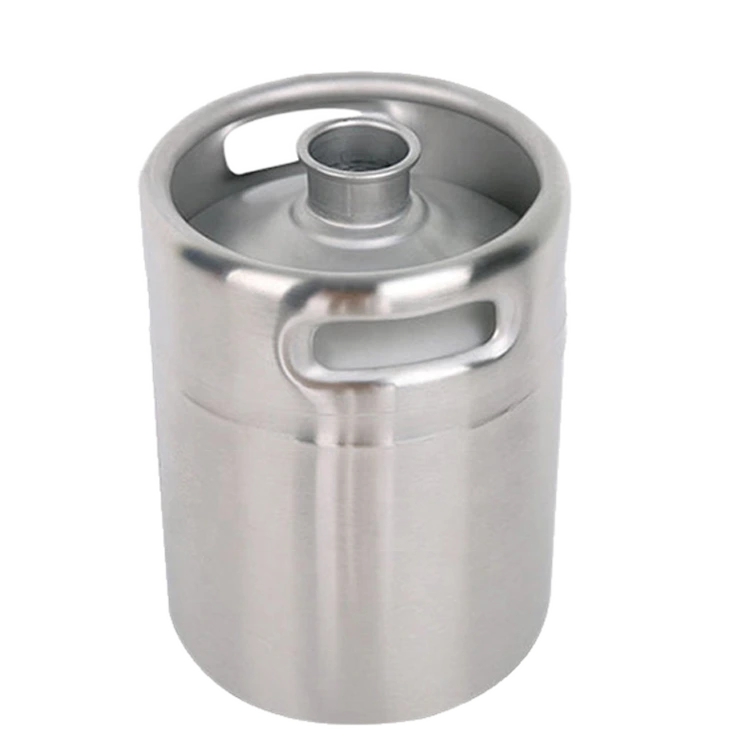 Mini-fût de 2 litres en acier inoxydable AISI 304 1