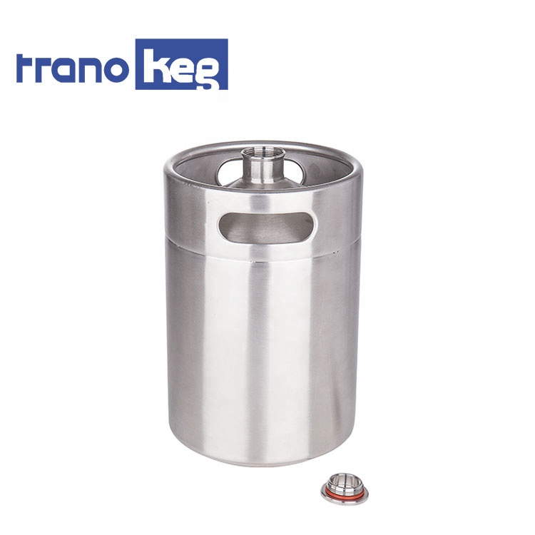 AISI 304 stainless steel mini keg 2L growler 3
