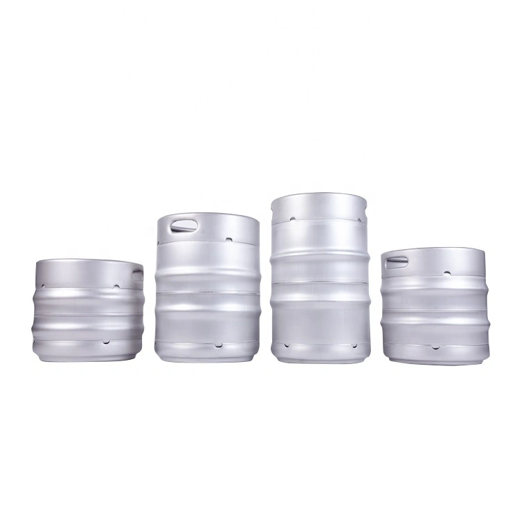 fûts de bière vides en acier inoxydable de 50 l, 5 l et 1/2 l à vendre 1