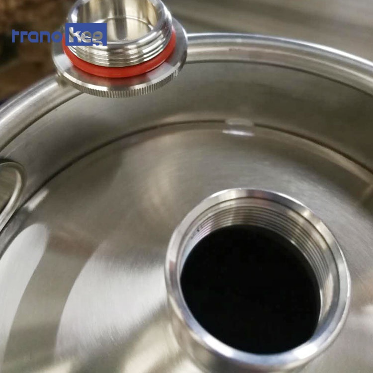 Fût américain en acier inoxydable AISI 304, quart de fût à vin, fût à bière de 30 litres 5