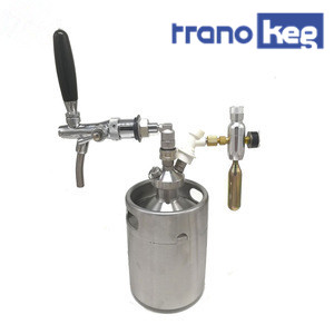 hot sale beer growler with co2 tap set 3