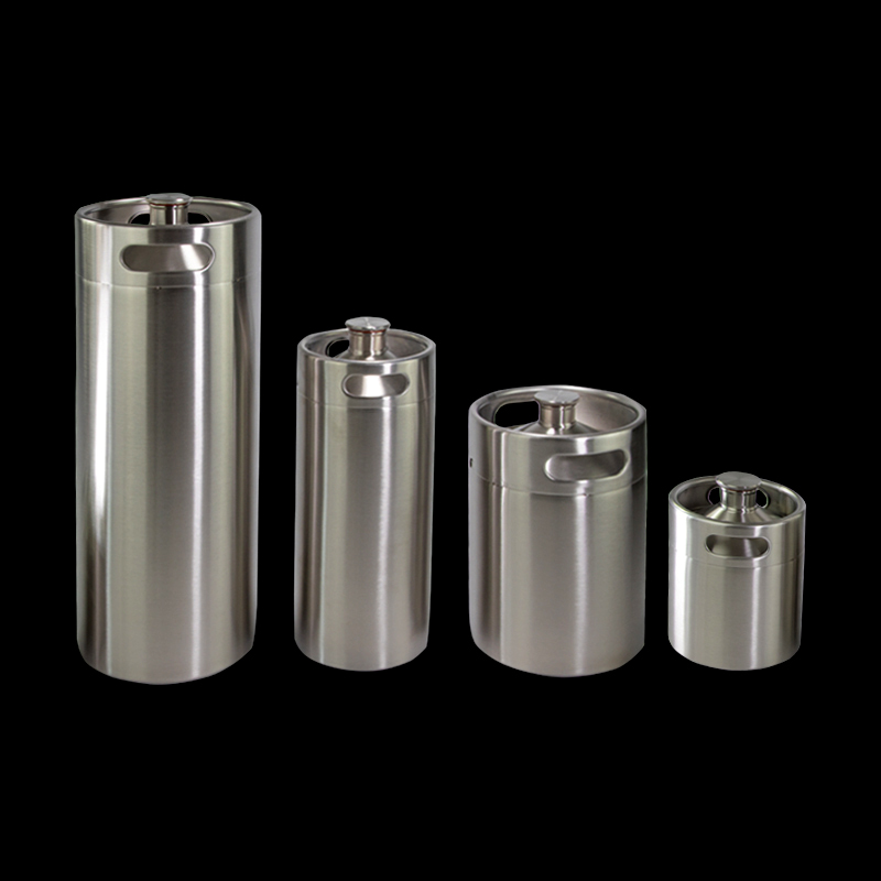 fûts de bière miniatures en acier inoxydable de 10 litres pour brassage amateur, en gros 6