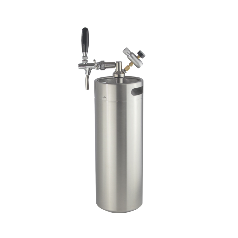 fûts de bière miniatures en acier inoxydable de qualité alimentaire, de 2 L, 3,6 L, 4 L, 5 L et 10 L (64 oz et 128 oz). 4
