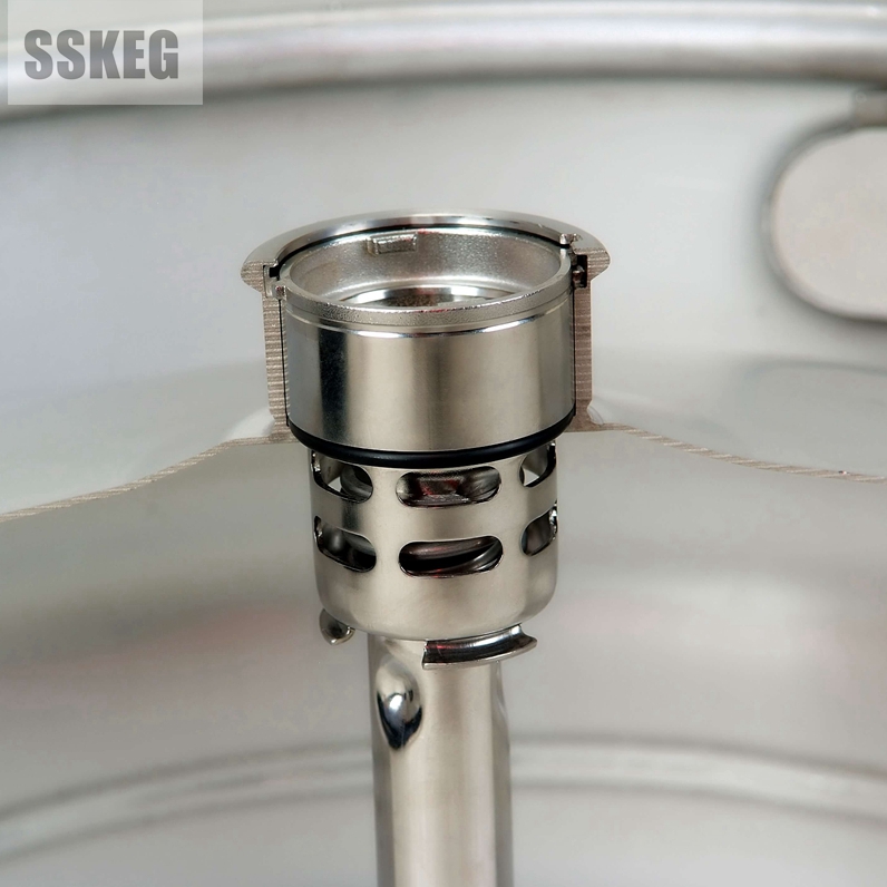 Fût en acier vide pour fût de bière Euro en acier inoxydable 5