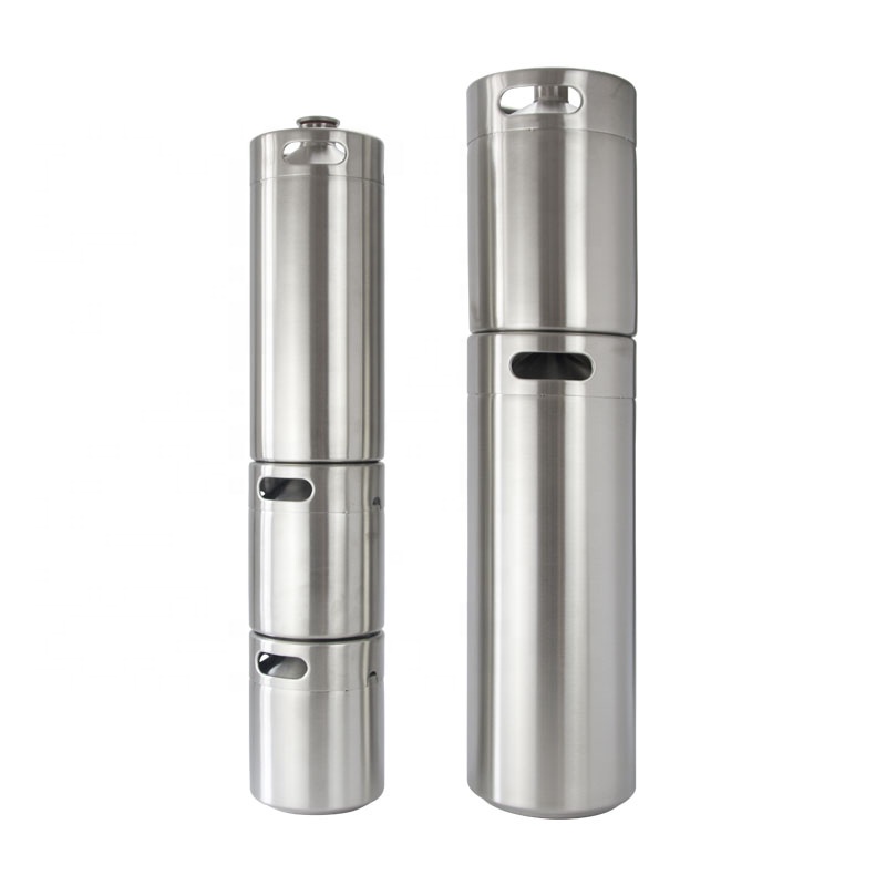 mini beer keg growler inox 5 liter stainless keg with custom logo 3