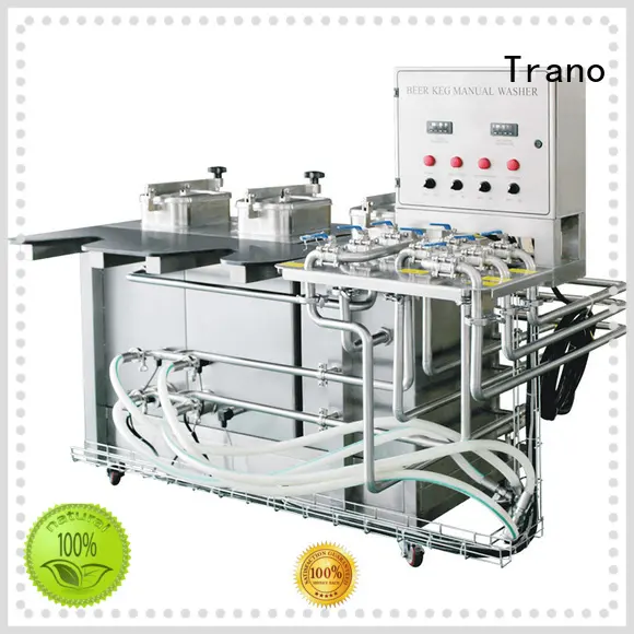 Trano semi-automatic commercial keg washer wholesale for beverage factory 1
