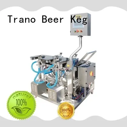 Trano automatic Beer Keg Three Heads Semi-Automatic Washer with good price for food shops 1
