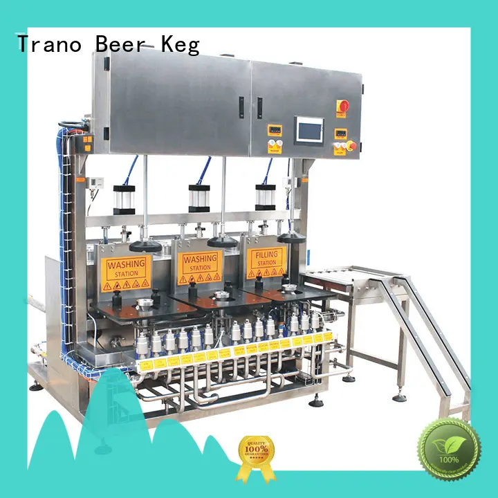 Trano keg cleaning machine with good price for beverage factory 1