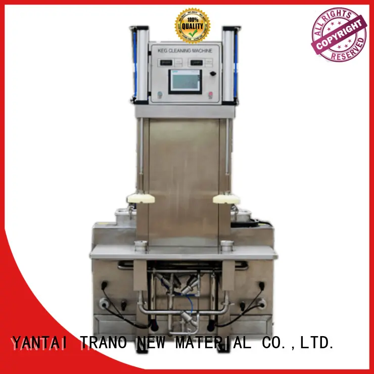 Trano Beer Keg Three Heads Semi-Automatic Washer manufacturer for beverage factory 1