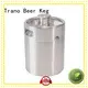 Trano beer growler size factory price for bar 1