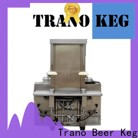 Trano Beer Keg Three Heads Semi-Automatic Washer with good price for beverage factory1 1
