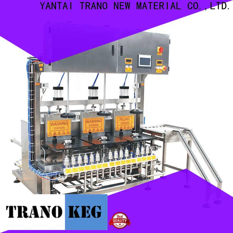 Trano convenient beer keg cleaning machine with good price for beverage factory 1