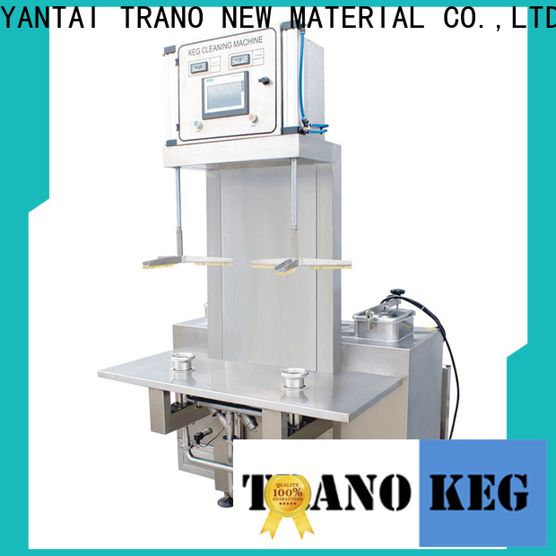 Trano automatic Beer Keg Three Heads Semi-Automatic Washer manufacturer for beverage factory 1