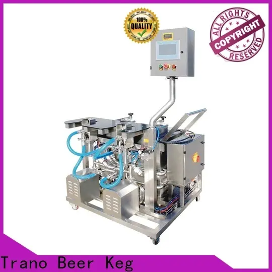 Trano convenient commercial keg washer wholesale for beverage factory 1