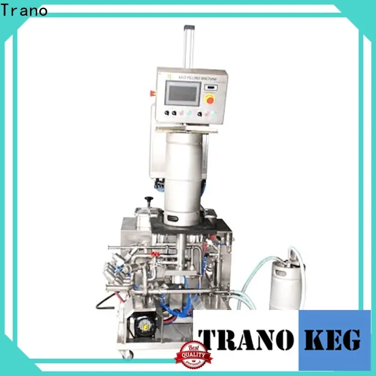 Trano efficient beer keg filling machine supplier for beverage factory 1