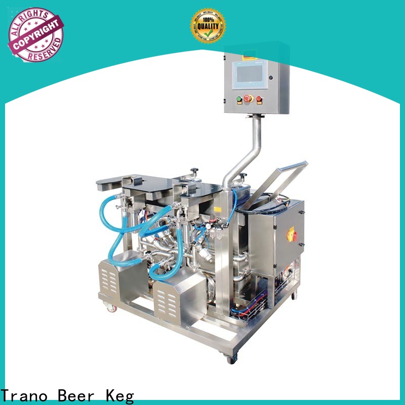 Trano semi-automatic automatic keg washer with good price for beverage factory 1