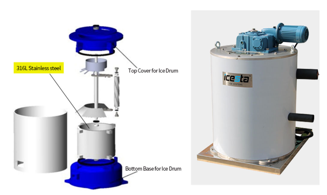 Customized Marine flake ice making machine 10-25t manufacturers From China | Brother Ice System 11