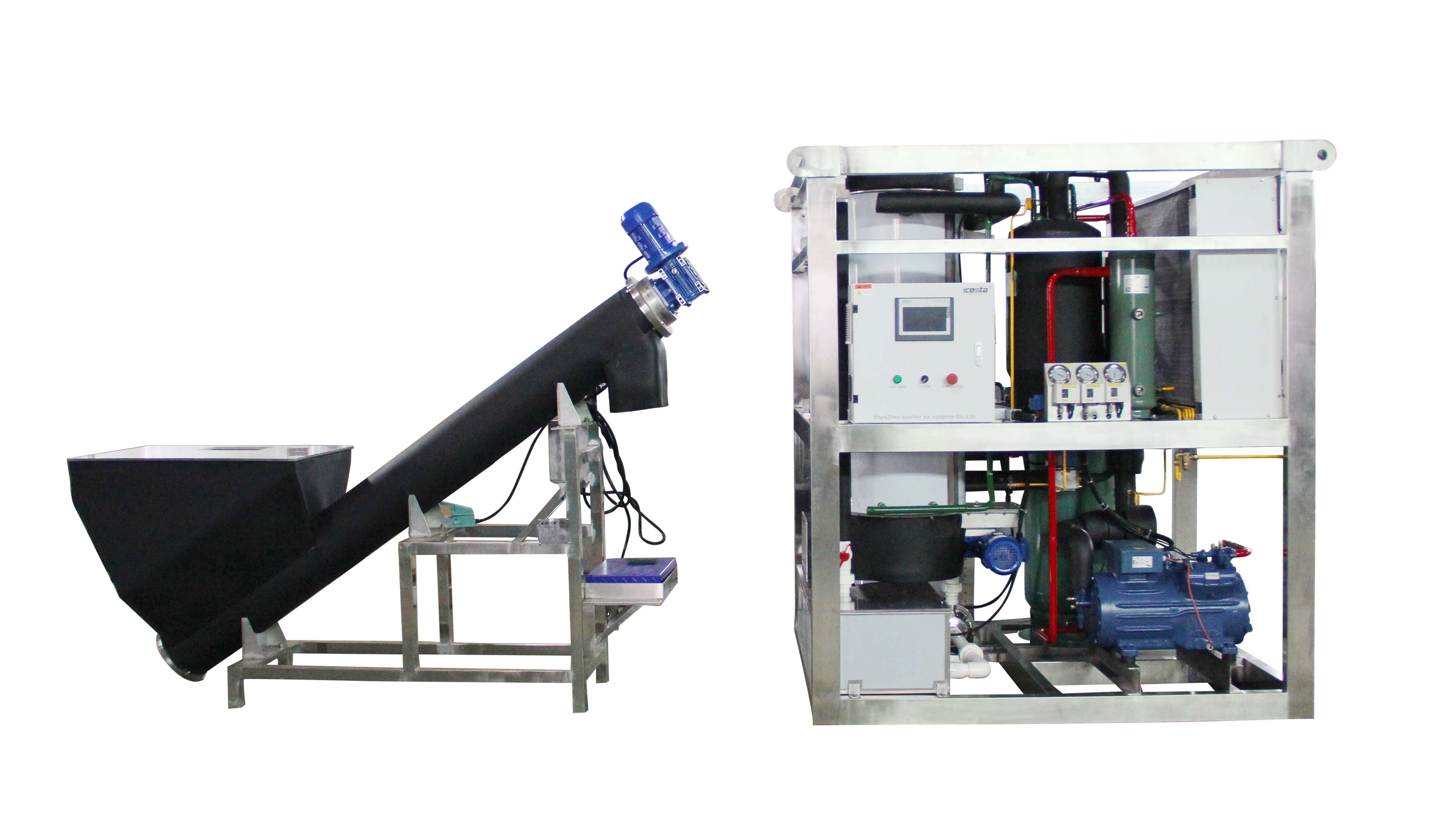 Tube ice making machine Commercial quality 2 tons per day from ICESTA 8