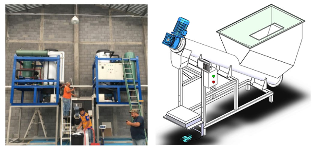 Tube Ice making Machine with 3 ton automatic High Productivity Long Service Life for drinks 26