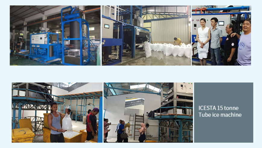 Tube Ice making Machine with 3 ton automatic High Productivity Long Service Life for drinks 28