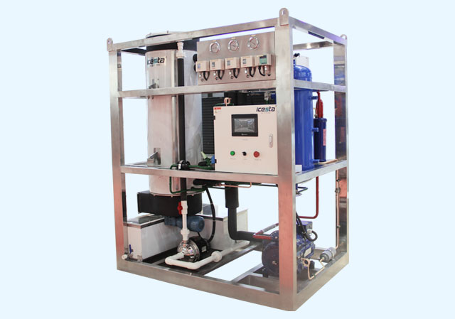 5 Ton tube ice machine ICESTA Customized High Productivity Energy saving Long Service Life 27