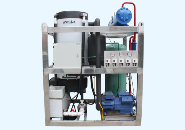 5 Ton tube ice machine ICESTA Customized High Productivity Energy saving Long Service Life 25