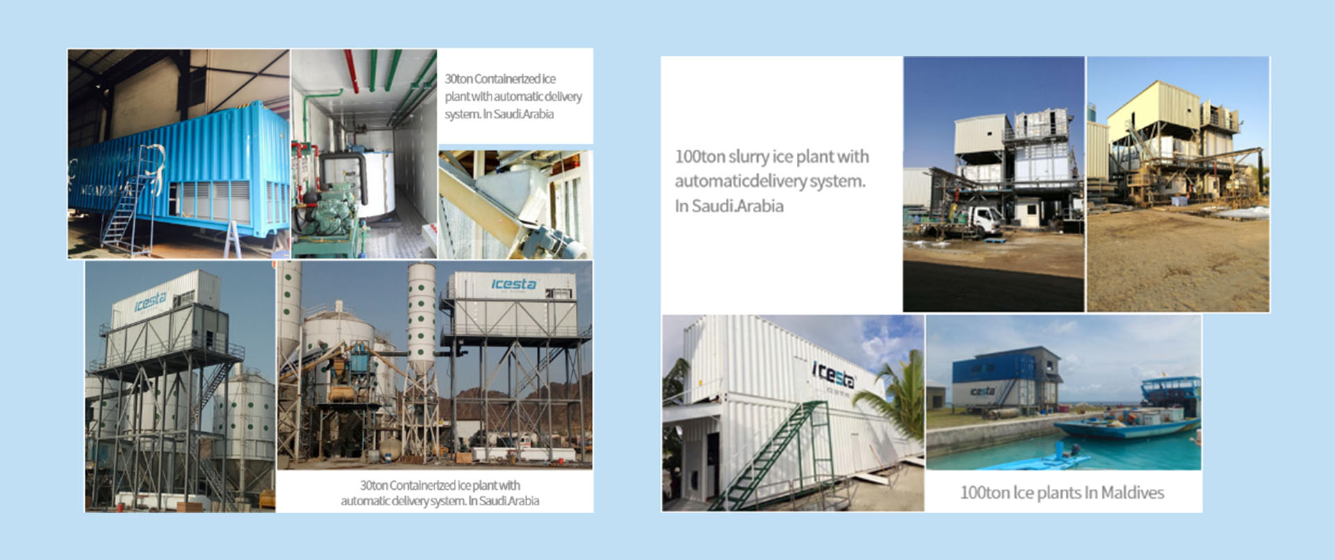 Icesta High Quality 1 2 3 5 ton ice cube maker tube ice making machine philippines for ice plant 42