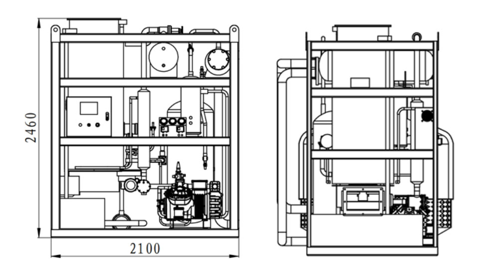 Tube Ice making Machine with 3 ton automatic High Productivity Long Service Life for drinks 20