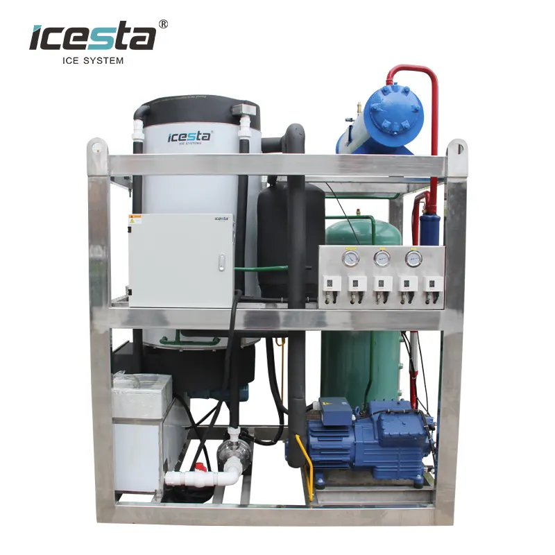 High Quality Stainless Steel Tube Ice Maker - 1-10-15 Ton - Corrosion Resistant - Customizable Specifications 4