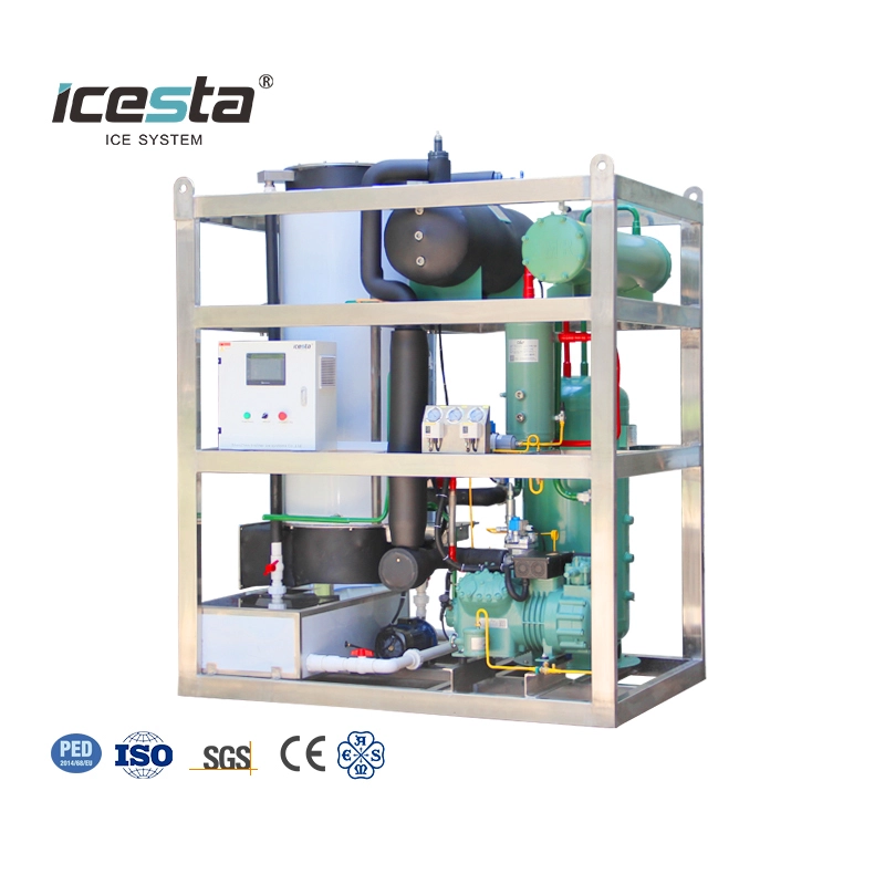 5 Ton tube ice machine ICESTA Customized High Productivity Energy saving Long Service Life 1