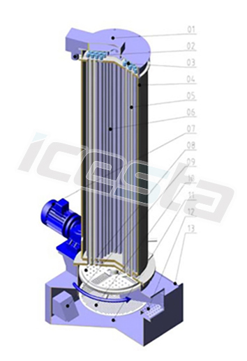 Tube Ice making Machine with 3 ton automatic High Productivity Long Service Life for drinks 12