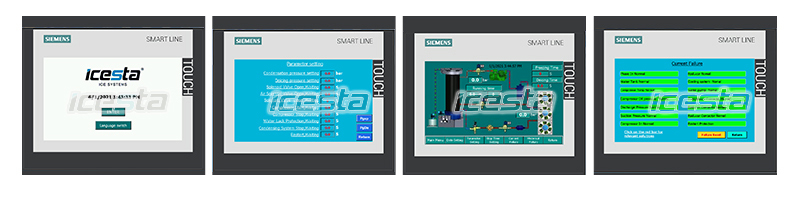 ICESTA Industrial tube ice machine with 20 ton water cooling stainless steel For Food Processing / Cold drink industry 12