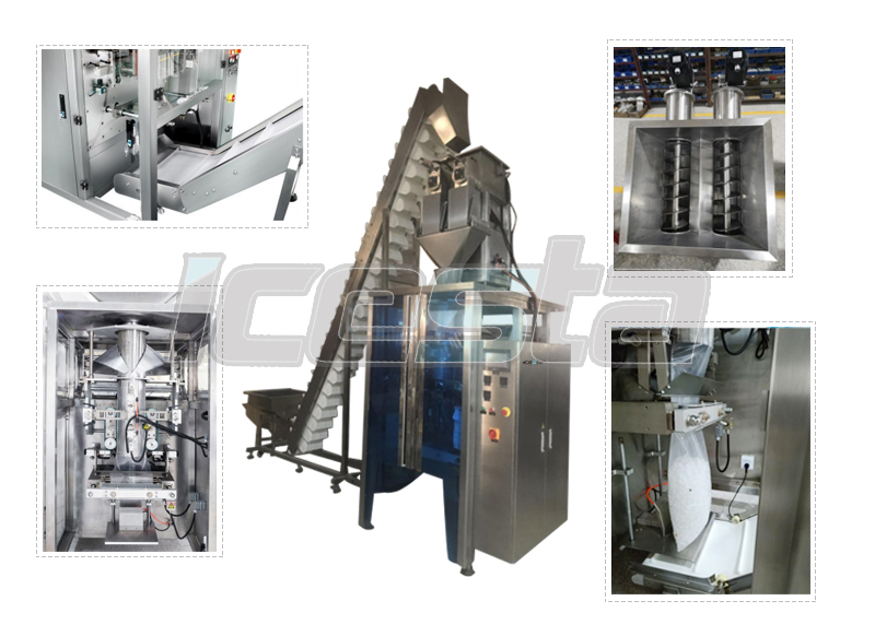 ICESTA Industrial tube ice machine with 20 ton water cooling stainless steel For Food Processing / Cold drink industry 16