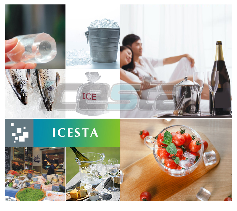 ICESTA Industrial tube ice machine with 20 ton water cooling stainless steel For Food Processing / Cold drink industry 9