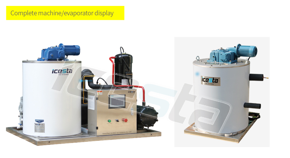 ICESTA Flake Ice Machine Evaporator of High Productivity Energy-saving Long Service Life 10