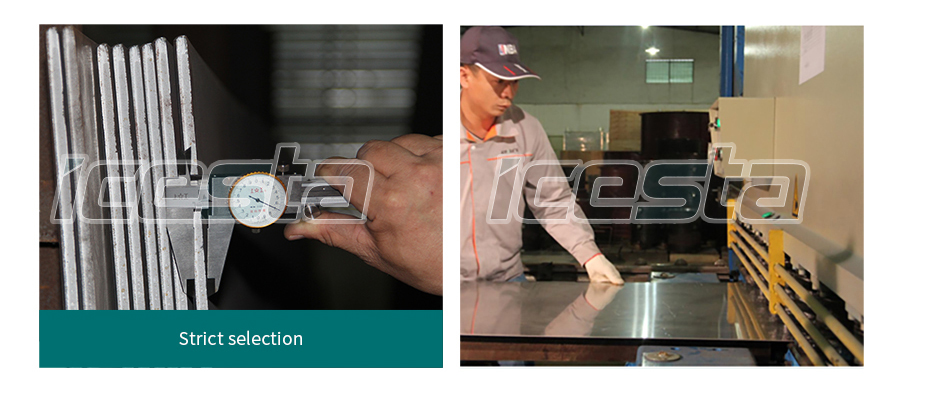 ICESTA Plate ice making maker machine with 1 2 3 5 tons high quality automatic energy-saving Long Service Life 16