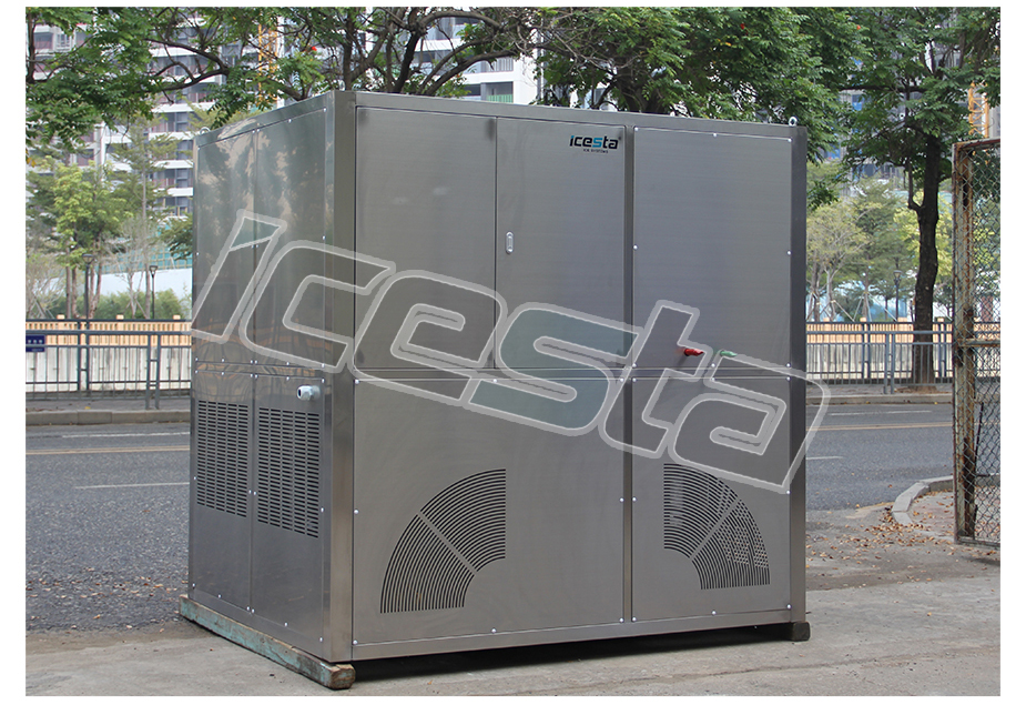 ICESTA Plate ice making maker machine with 1 2 3 5 tons high quality automatic energy-saving Long Service Life 21
