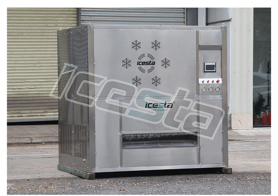 ICESTA Plate ice making maker machine with 1 2 3 5 tons high quality automatic energy-saving Long Service Life 19
