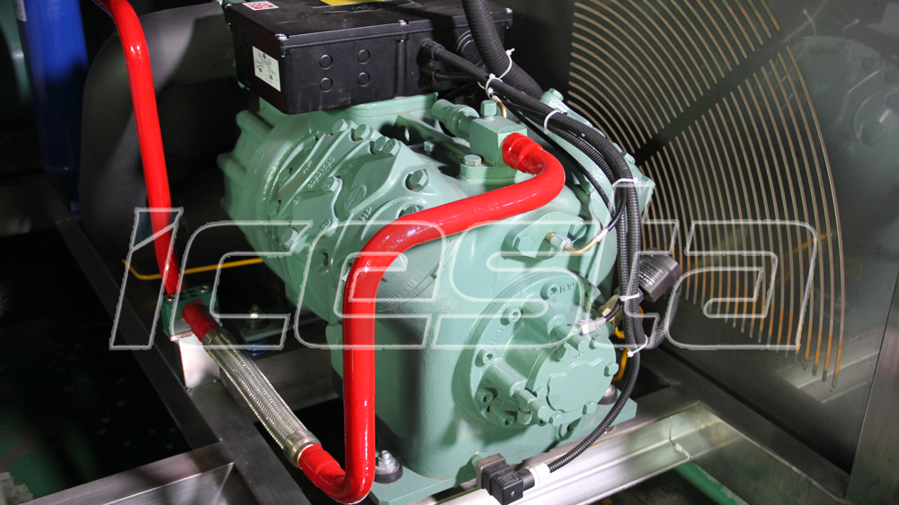 ICESTA Plate ice making maker machine with 1 2 3 5 tons high quality automatic energy-saving Long Service Life 12