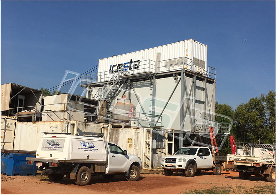 ICESTA Sea water Slurry ice machine 10 tons customized automatic energy-saving high productivity Long Service Life 12