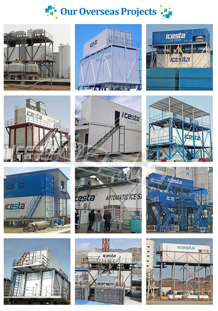 ICESTA Sea water Slurry ice machine 10 tons customized automatic energy-saving high productivity Long Service Life 25